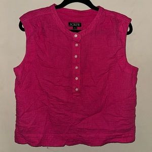 J. Crew sleeveless blouse